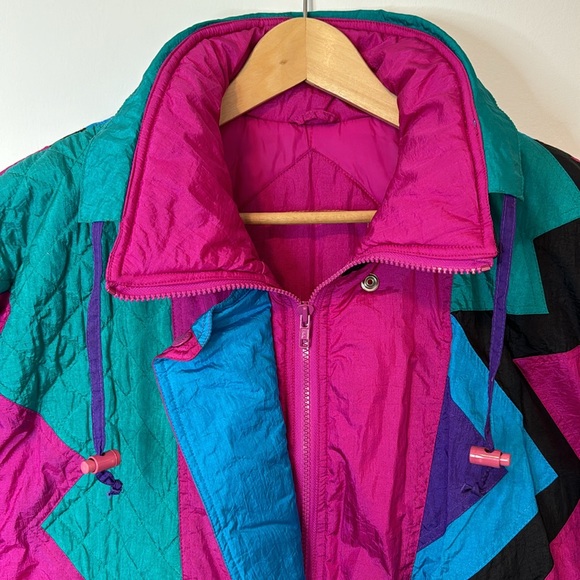 Vintage 80s Puffer Jacket - Picture 3 of 6